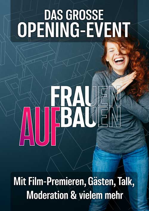 auf-frauen-bauen-opening-event Plakat Opening-Event Auf.Frauen.Bauen WIA25