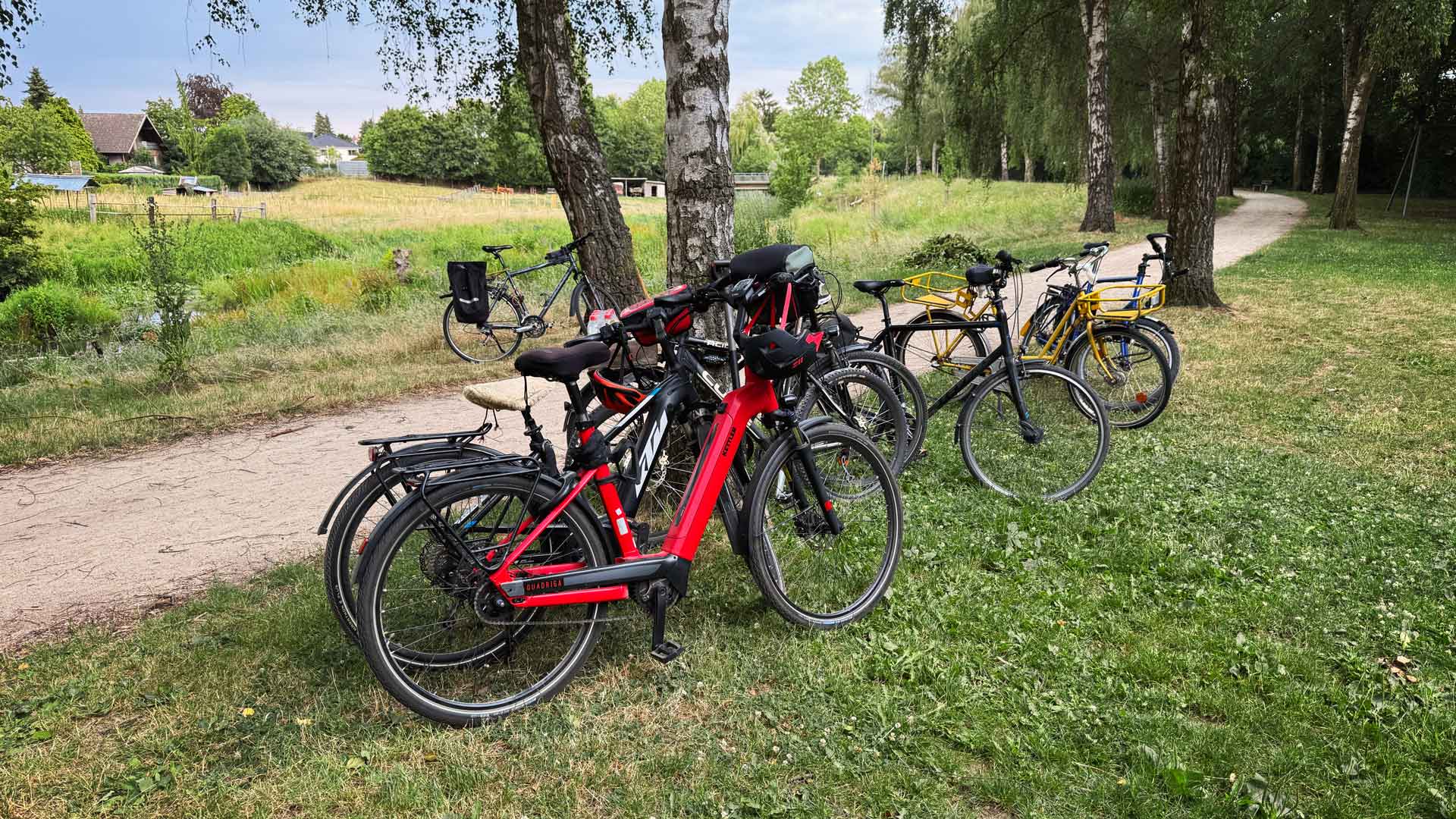 Basecamp mit Fahrradlager