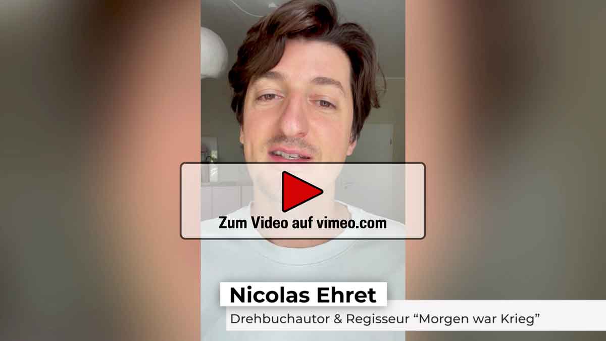 Titelbild zum Video-Grußwort von Nicolas Ehret